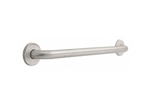 GRAB BAR STNLSS STEEL 24IN L 1-1/4IN DIA by Franklin Brass