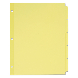 WRITE AND ERASE PLAIN-TAB PAPER DIVIDERS, 5-TAB, 11 X 8.5, BUFF, 36 SETS by Avery WRITE AND ERASE PLAIN-TAB PAPER DIVIDERS, 5-TAB, 11 X 8.5, BUFF, 36 SETS by Avery