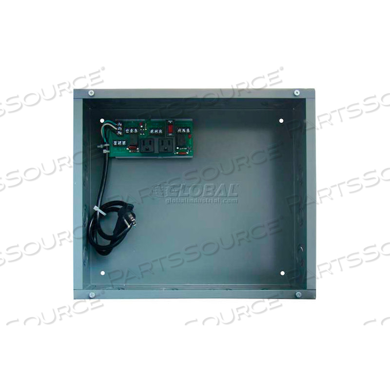 ENCLOSED UPS INTERFACE BOARD, 10A SWITCH/BREAKER, 120VAC, LARGE HOUSING by RIB