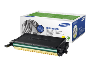 SAMSUNG CLP-Y660B - YELLOW - ORIGINAL - TONER CARTRIDGE - FOR CLP-610ND, 660N, 660ND, CLX-6200FX, 6200ND, 6210FX, 6240FX by Samsung Electronics