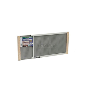 FROST KING ADJUSTABLE WINDOW SCREEN WITH VENTS, 10" HIGH, EXTENDS 21-37" by Thermwell Products Co., Inc. FROST KING ADJUSTABLE WINDOW SCREEN WITH VENTS, 10" HIGH, EXTENDS 21-37" by Thermwell Products Co., Inc.