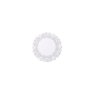 CAMBRIDGE LACE DOILIES, ROUND, 8", WHITE, 1000 CT by Hoffmaster CAMBRIDGE LACE DOILIES, ROUND, 8", WHITE, 1000 CT by Hoffmaster