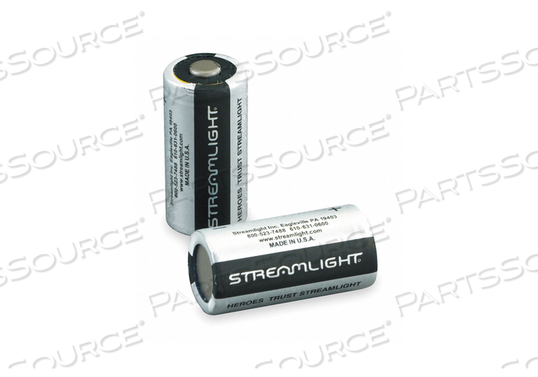 BATTERY, 123, LITHIUM, 3V, 1400 MAH by Streamlight