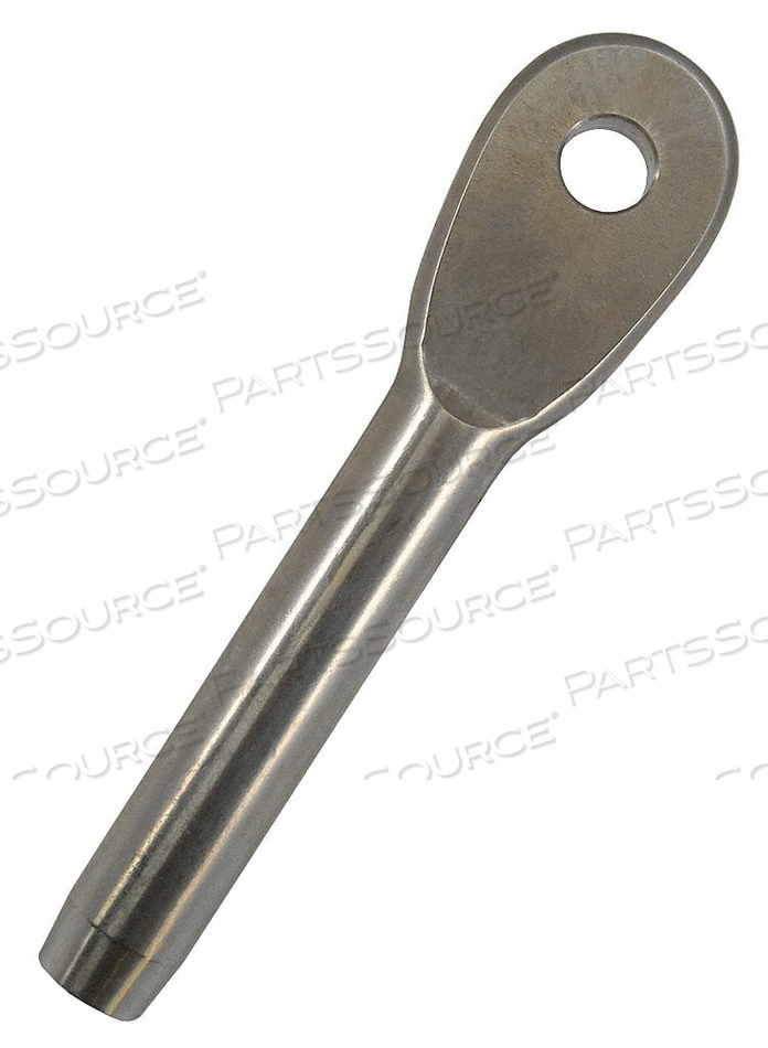 EYE END FITTING 316 S.S SIZE 1/8 by Loos EYE END FITTING 316 S.S SIZE 1/8 by Loos