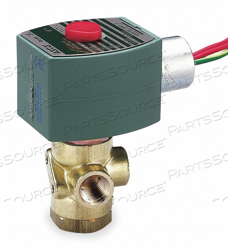 QUICK EXHAUST SOLENOID VALVE BRASS NC by Red-Hat