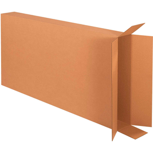 SIDE LOADING CARDBOARD CORRUGATED BOXES 28" X 6" X 52" 200#/ECT-32 by Box Packaging Inc