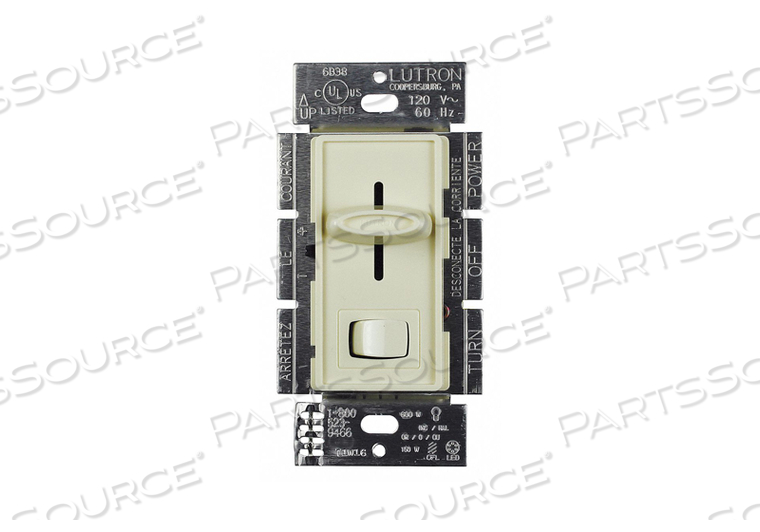 LIGHTING DIMMER ROCKER/SLIDE ALMOND by Lutron LIGHTING DIMMER ROCKER/SLIDE ALMOND by Lutron