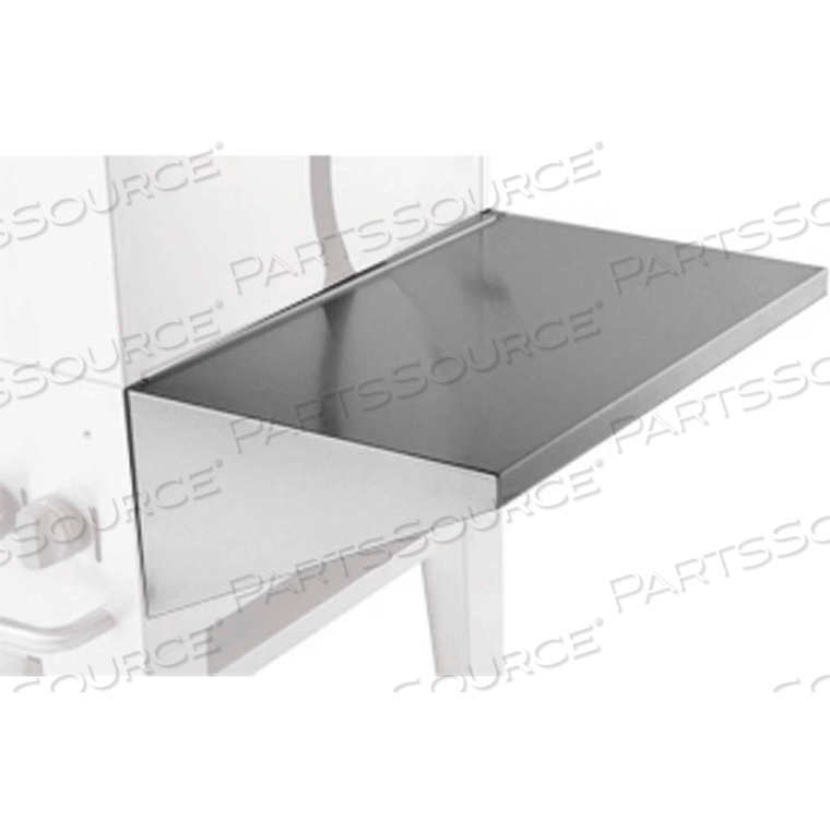 STAINLESS STEEL REMOVABLE END SHELF 14"W X 23"D - RES by Crown Verity