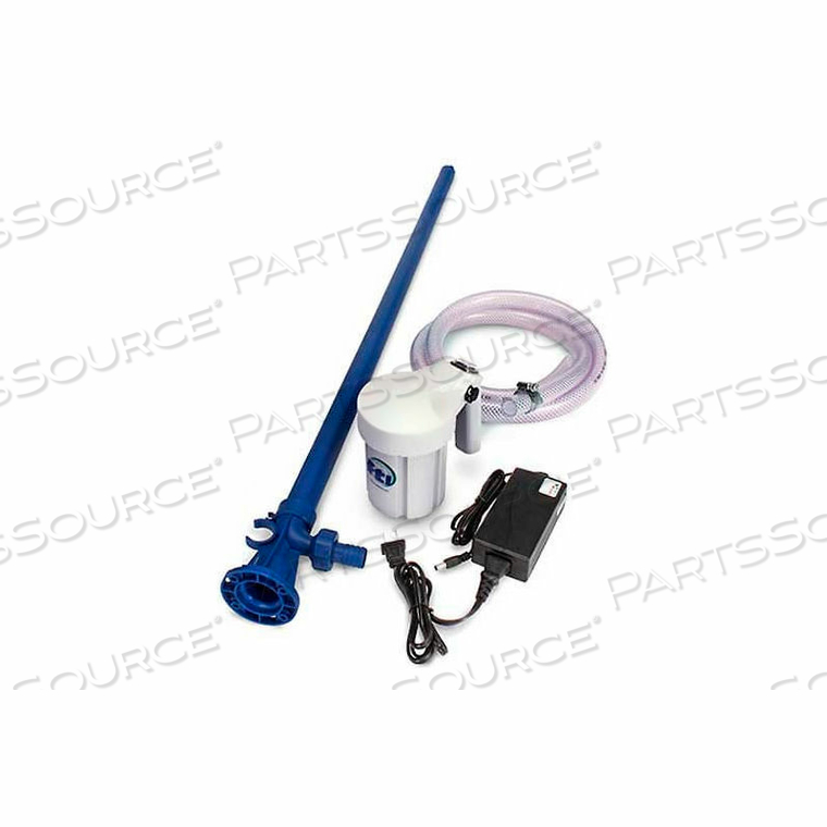 40" DRUM PUMP KIT - POLYPRO PUMP TUBE - 316SS SHAFT - RECHARGEABLE MOTOR by FINISH THOMPSON