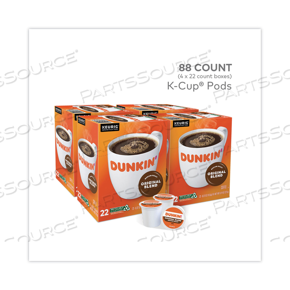 K-CUP PODS, ORIGINAL BLEND by Dunkin Donuts K-CUP PODS, ORIGINAL BLEND by Dunkin Donuts