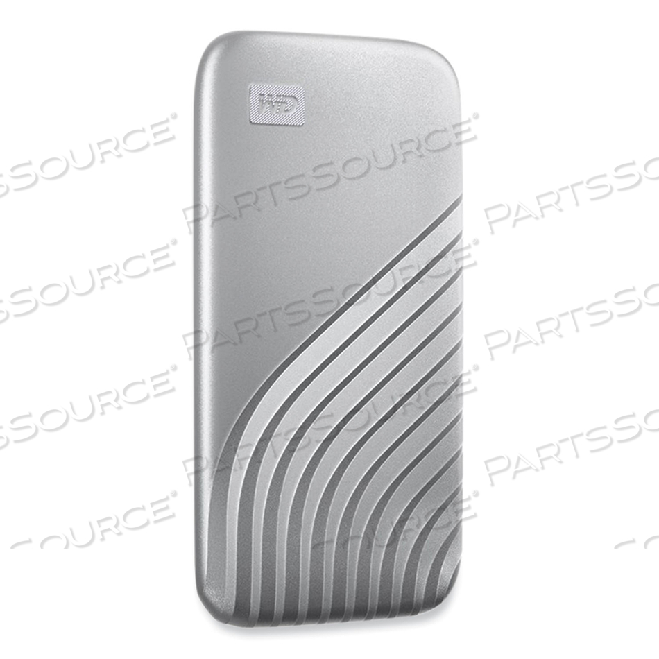 MY PASSPORT EXTERNAL SOLID STATE DRIVE, 1 TB, USB 3.2, SILVER by Western Digital