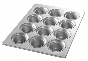 LARGE CROWN MUFFIN PAN 12 MOULDS by Chicago Metallic