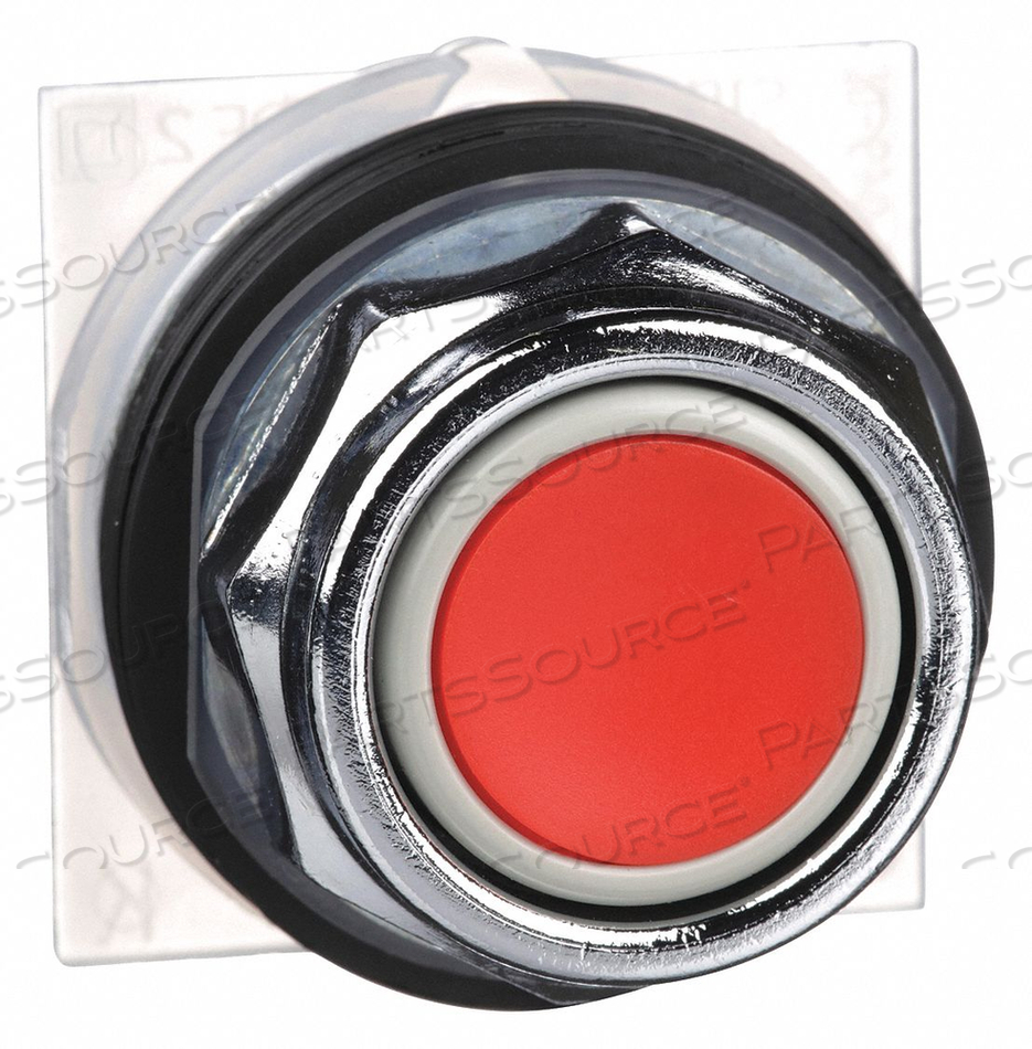 H4518 NON-ILLUM PUSH BUTTON OPERATOR 30MM RED by APC / American Power Conversion