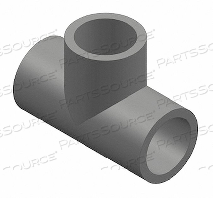 TEE, 3 IN X 3 IN X 3 IN FITTING PIPE SIZE, SCHEDULE 80, 370 PSI @ 73° F, GRAY by GF Piping Systems TEE, 3 IN X 3 IN X 3 IN FITTING PIPE SIZE, SCHEDULE 80, 370 PSI @ 73° F, GRAY by GF Piping Systems
