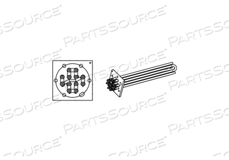 FLANGED BOILER HEATER 415 V by STERIS Corporation