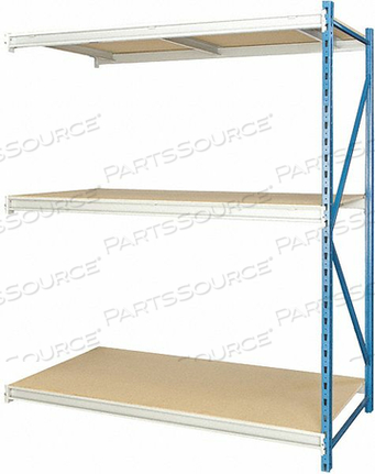 BULK RACK ADD-ON 123 H 60 W 48 D BLU/GRY by Hallowell