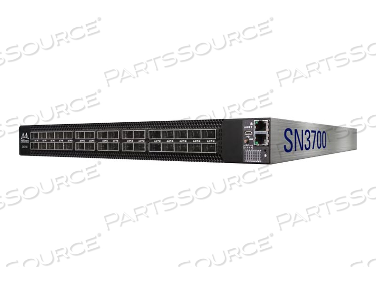 MELLANOX SPECTRUM-2 MSN3700, SWITCH, L3, MANAGED, 32 X 200 GIGABIT QSFP56, FRONT TO BACK AIRFLOW, RACK-MOUNTABLE by NVIDIA MELLANOX SPECTRUM-2 MSN3700, SWITCH, L3, MANAGED, 32 X 200 GIGABIT QSFP56, FRONT TO BACK AIRFLOW, RACK-MOUNTABLE by NVIDIA