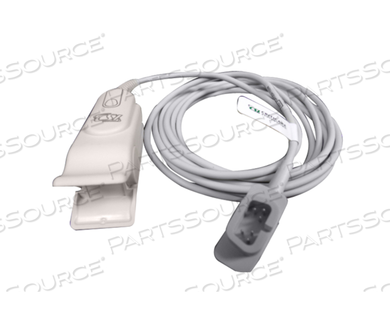 ADULT FINGER (CLIP) REUSABLE SENSOR 10 FT. ADULT FINGER (CLIP) REUSABLE SENSOR 10 FT.