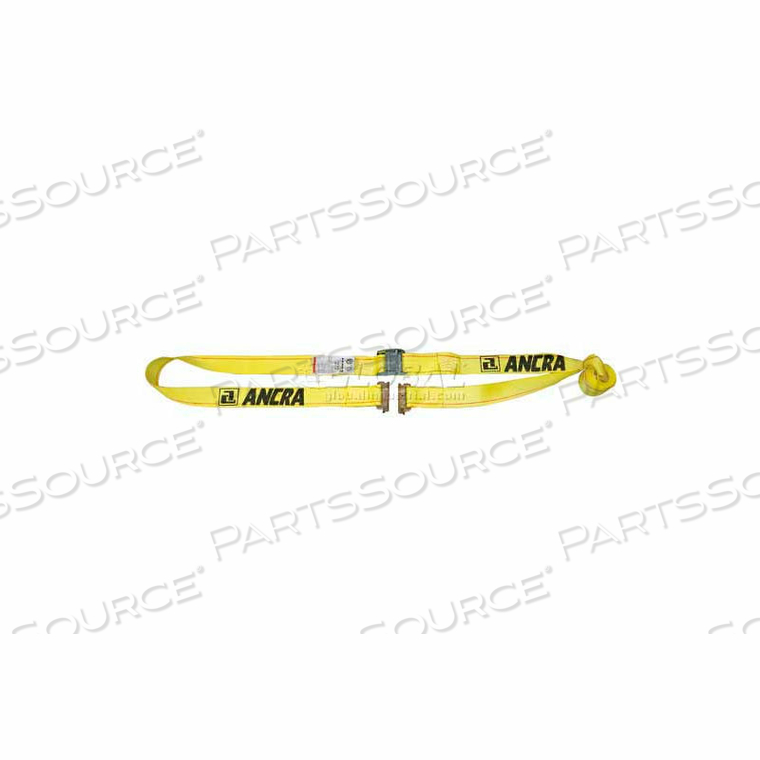 SERIES E & A CARGO CONTROL CAM STRAP ASSEMBLY - 12'L - SPRING ACTUATED FITTING by Ancra International