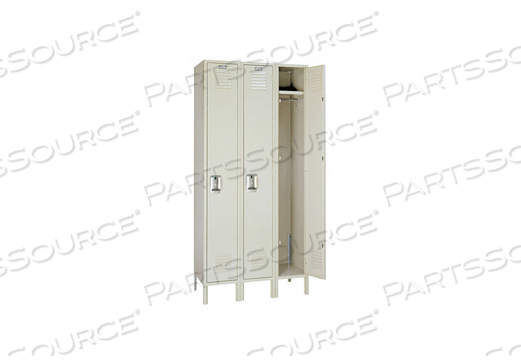 WARDROBE LOCKR LVRD 3 WIDE 1 TIER PUTTY by Lyon