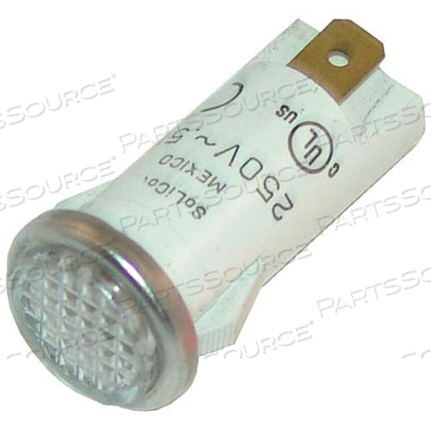 LIGHT, SIGNAL - WHITE ROUND 