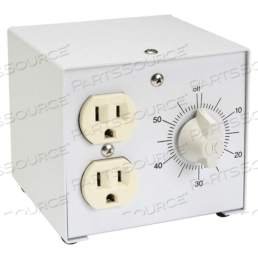 DIGITAL TIMER, FEATURES TWO PLUG AC RECEPTACLE, 4 IN X 4 1/2 IN X 4 3/4 IN by Approved Vendor DIGITAL TIMER, FEATURES TWO PLUG AC RECEPTACLE, 4 IN X 4 1/2 IN X 4 3/4 IN by Approved Vendor