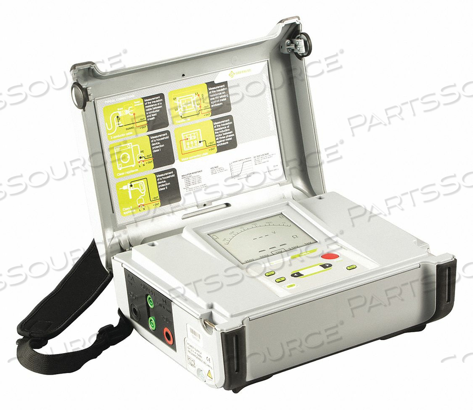 BATTERY OPERATED MEGOHMMETER LCD DISPLAY by Greenlee
