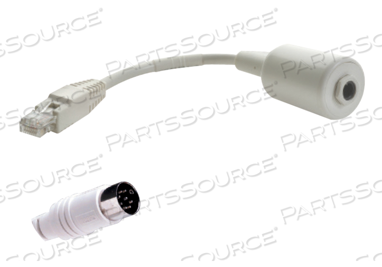 ADAPTER, TYPE D, TEKTONE 8-PIN DIN by Crest Healthcare