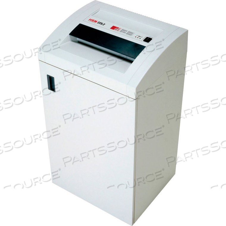 CLASSIC 225.2HS HIGH SECURITY CROSS CUT SHREDDER WITH AUTO OILER, WHITE by HSM Classic CLASSIC 225.2HS HIGH SECURITY CROSS CUT SHREDDER WITH AUTO OILER, WHITE by HSM Classic