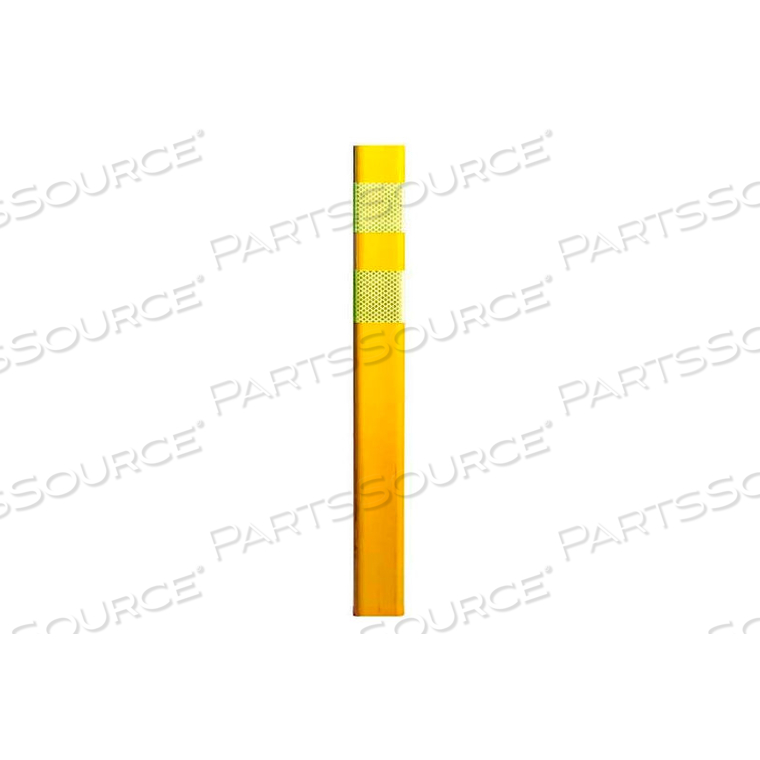 FG300 36" TRAFFIC CHANNELIZER POST, EFX POLYURETHANE, YELLOW by Pexco LLC