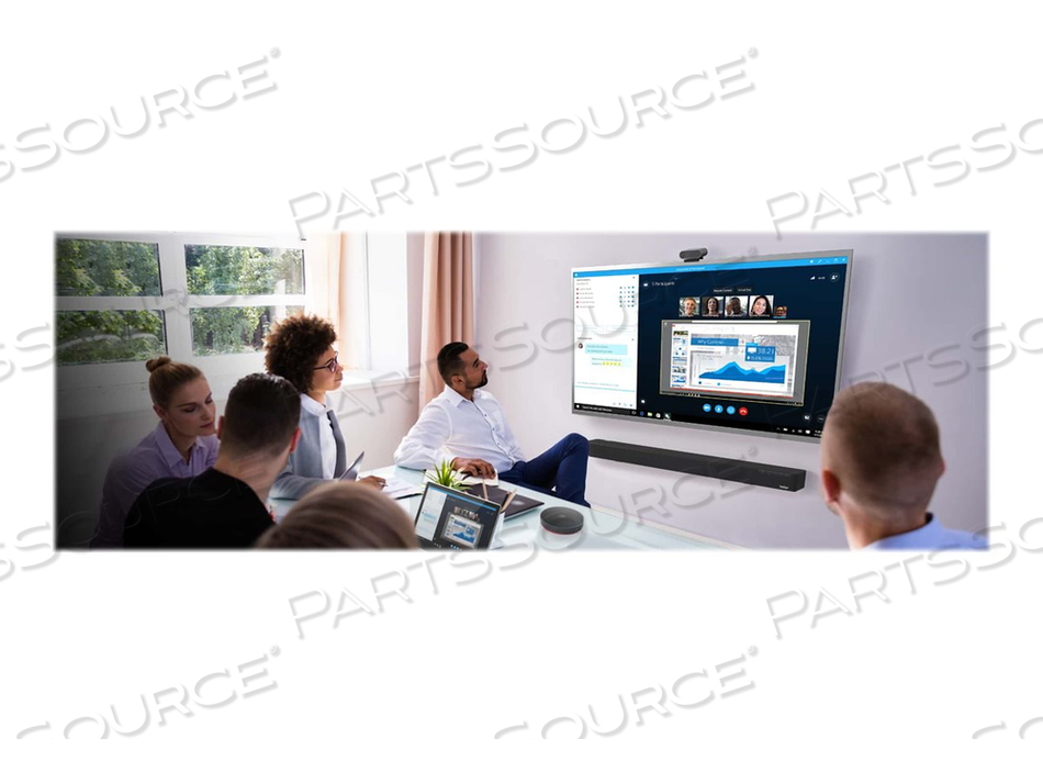 THINKSMART CAM, CONFERENCE CAMERA, COLOR, 3840 X 2160, AUDIO, USB-C 3.2 GEN1, MJPEG, H.264, YUYV by Lenovo