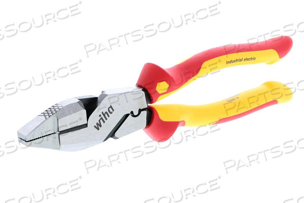 INSULATED NE STYLE LINEMAN’S PLIERS WITH CRIMPERS 9.5-INCH by Wiha Tools
