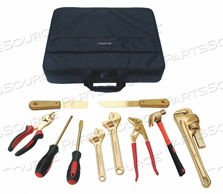 HAZMAT NONSPARKING TOOL SET 10 PC. by Westward HAZMAT NONSPARKING TOOL SET 10 PC. by Westward