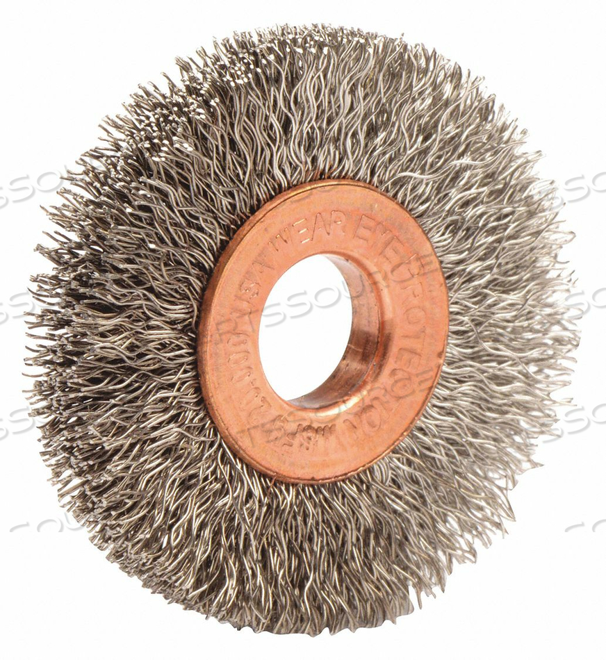 STAINLESS STEEL BRUSH 1.5 IN by Weiler