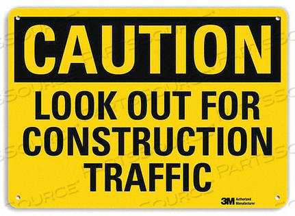 CAUTION SIGN 14 W X 10 H 0.055 THICK by Lyle Signs Inc.