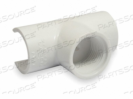 SNAP ON SADDLE TAP TEE, 3/4 IN X 1/2 IN X 1/2 IN FITTING PIPE SIZE, SCHEDULE 40, 480 PSI, WHITE by Lasco SNAP ON SADDLE TAP TEE, 3/4 IN X 1/2 IN X 1/2 IN FITTING PIPE SIZE, SCHEDULE 40, 480 PSI, WHITE by Lasco