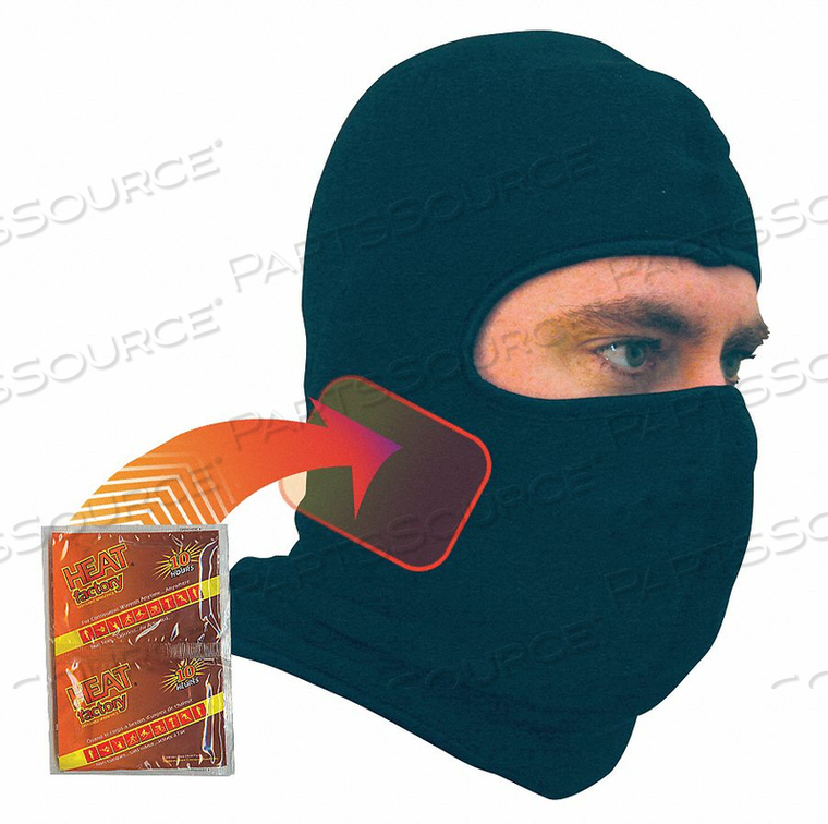 HEATED BALACLAVA BLACK UNIVERSAL by Heat Factory HEATED BALACLAVA BLACK UNIVERSAL by Heat Factory