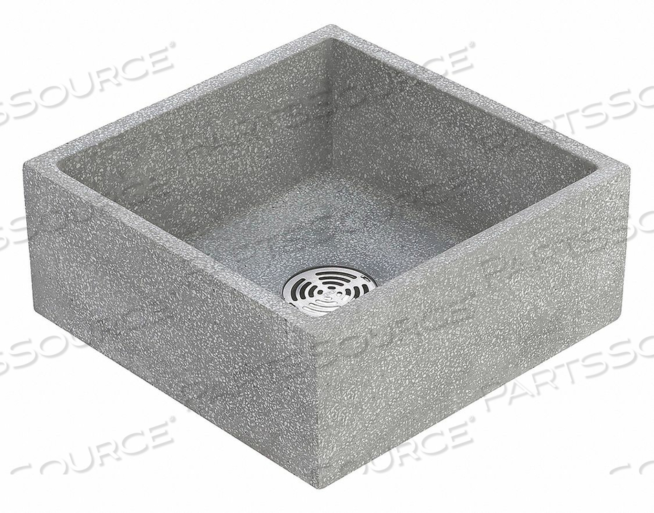MOP SINK TERRAZZO GRAY 20 X 20 SZ 8 D by American Standard