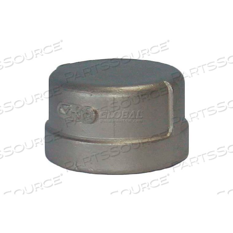 SS316-63710 1" CLASS 150, CAP, STAINLESS STEEL 316 