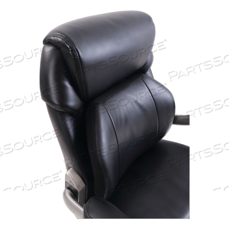 COSSET MID-BACK EXECUTIVE CHAIR, SUPPORTS UP TO 275 LB, 18.5" TO 21.5" SEAT HEIGHT, BLACK SEAT/BACK, SLATE BASE by SertaPedic COSSET MID-BACK EXECUTIVE CHAIR, SUPPORTS UP TO 275 LB, 18.5" TO 21.5" SEAT HEIGHT, BLACK SEAT/BACK, SLATE BASE by SertaPedic