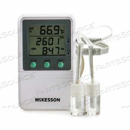 REFRIGERATOR / FREEZER THERMOMETER, DIGITAL DISPLAY, -58° TO +158°F (-50° TO +70°C) by McKesson