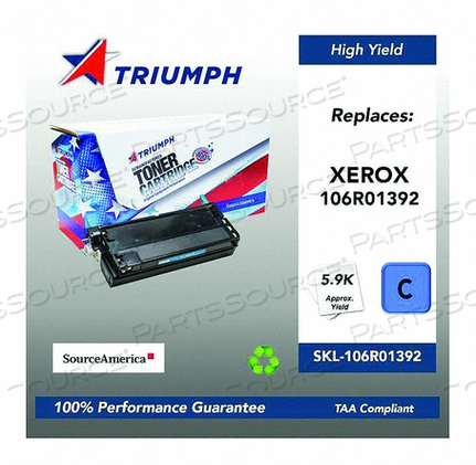 TONER CARTRIDGE CYAN MAX. PAGE 5900 by Source America TONER CARTRIDGE CYAN MAX. PAGE 5900 by Source America