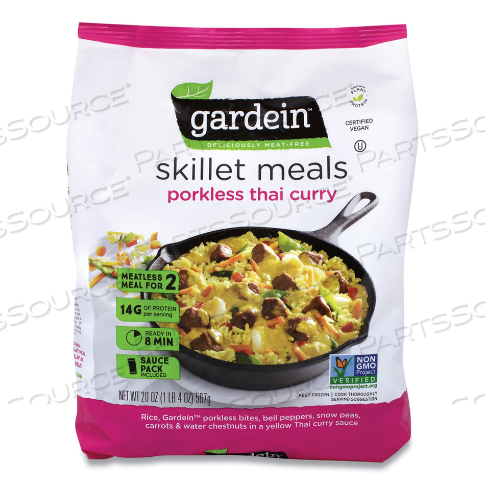 SKILLET MEAL THAI PORKLESS CURRY, 20 OZ BAG, 3/PACK 