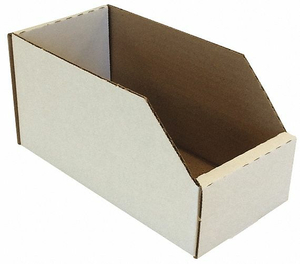 CORRUGATED SHELF BIN 4IN.W 4-1/2IN.H by Packaging Corporation of America