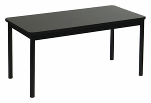 HI PRESSURELIBRARY TABLE 36X72X29 BLACK by Correll