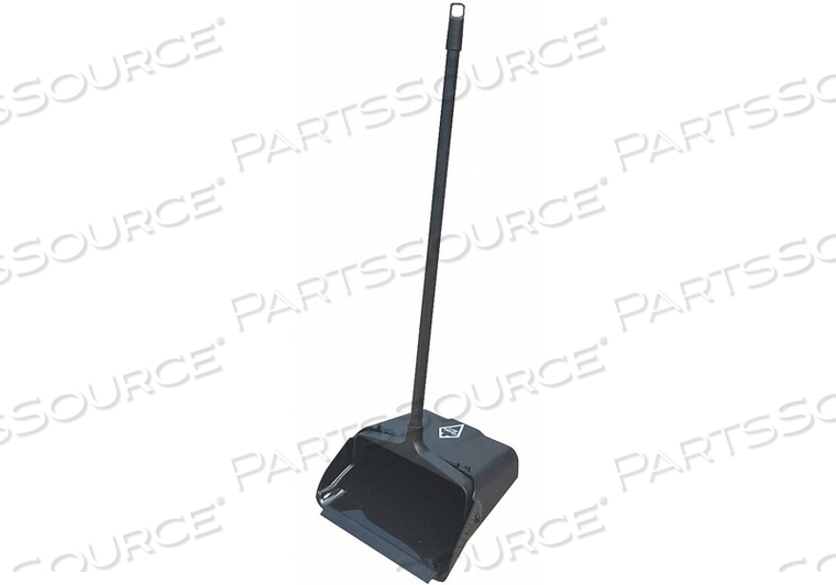 LONG HANDLED DUST PAN BLACK PLASTIC by Tough Guy