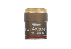 4X CFI PLAN ACHROMAT OBJECTIVE LENS by Nikon Instruments