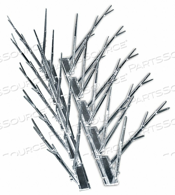 PLASTIC BIRD SPIKES, 50' L by Bird-X PLASTIC BIRD SPIKES, 50' L by Bird-X