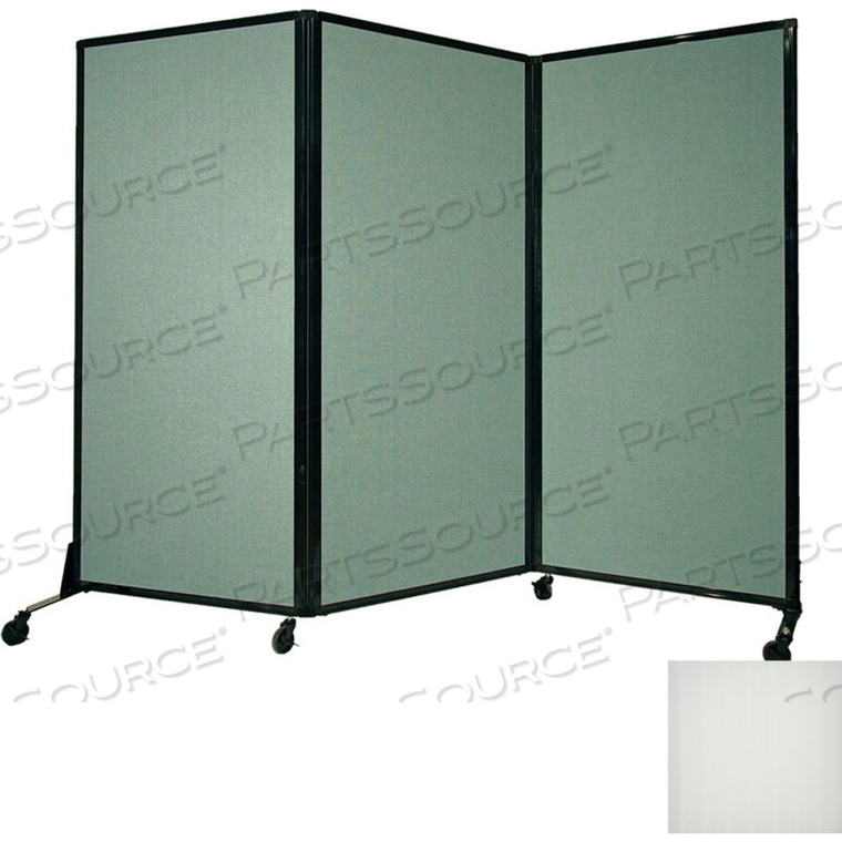 PORTABLE ACOUSTICAL PARTITION PANEL, AWRD 88"X8'4" WITH CASTERS, OPAL by Versare Solutions, Inc. PORTABLE ACOUSTICAL PARTITION PANEL, AWRD 88"X8'4" WITH CASTERS, OPAL by Versare Solutions, Inc.