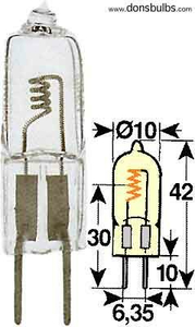 BULB: 40W 22.8V G6.35 800LUMENS 1000HR by Higuchi